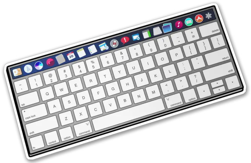 Black Xda Keycaps Set Hd Png Magic Keyboard International English Keyboard Png