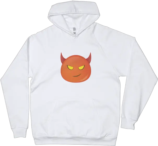 Download Expressive Red Devil Emoji Unisex Pullover Hoodie Hoodie Png Devil Emoji Png