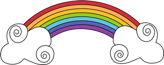 Download Drawn Rainbow Cloud Png Cute Clipart Rainbows Rainbow Cloud Png