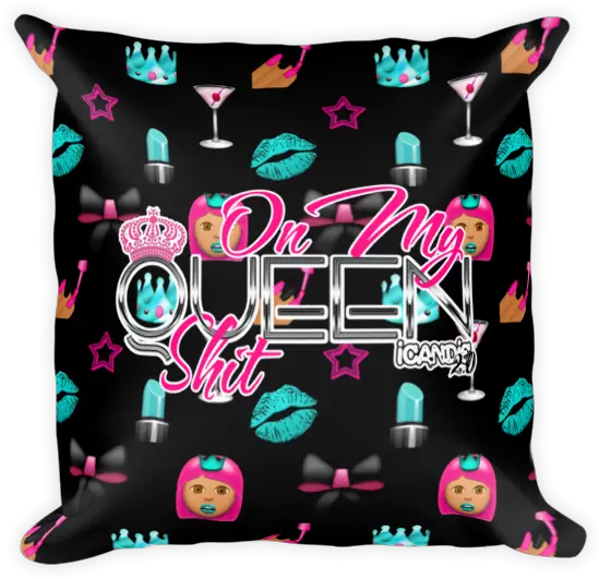 Emoji Queen Shit Pillow From Icandie 20 Pillow Png Shit Emoji Png