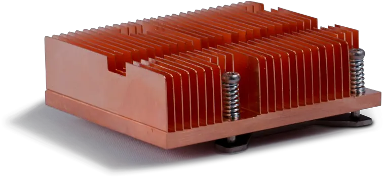 Download Skived Copper Heatsink With Backplate And Push Pins Wood Png Push Pin Png