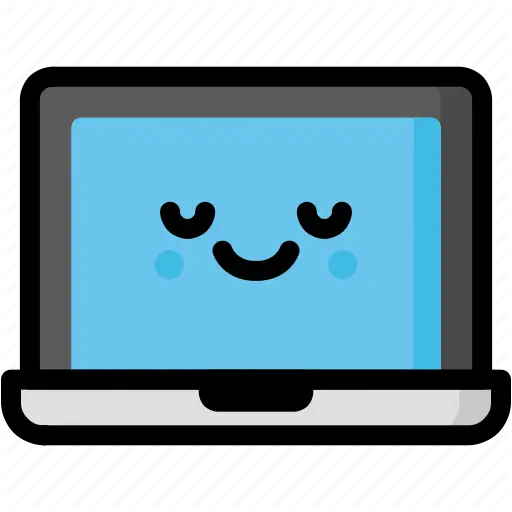 Emoji Emotion Expression Face Feeling Laptop Peace Icon Download On Iconfinder Laptop With Sad Face Png Peace Emoji Png