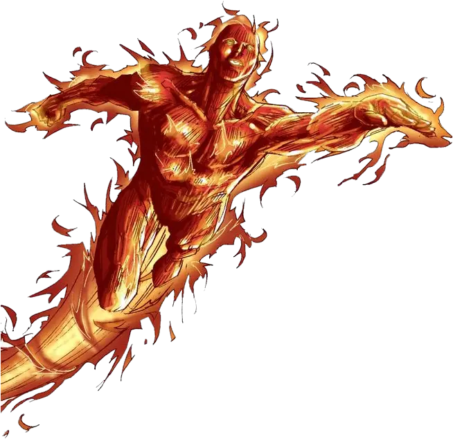 Human Torch Free Png Play Marvel The Human Torch Torch Transparent Background