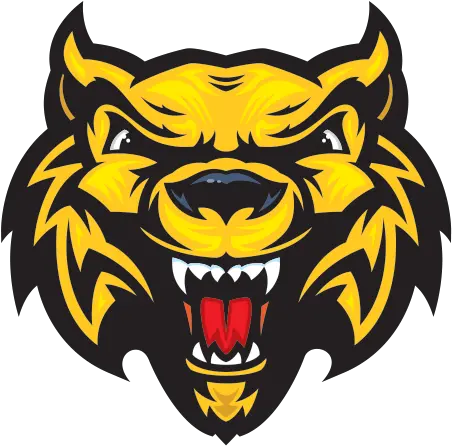 Printed Vinyl Yellow Wolf Head Stickers Factory Yellow Wolf Logo Transparent Png Werewolf Logo