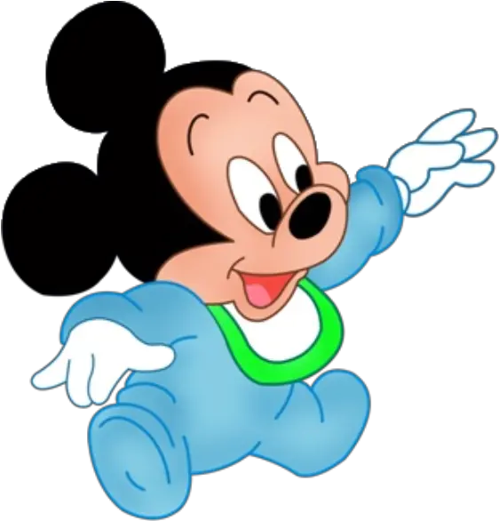 Cartoon Baby Mickey Mouse Png Disney Characters Transparent Background