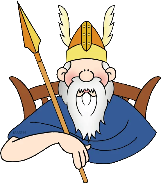 Viking Clipart Odin Viking God Odin Cartoon Png Download Odin Norse Mythology Cartoon Odin Png