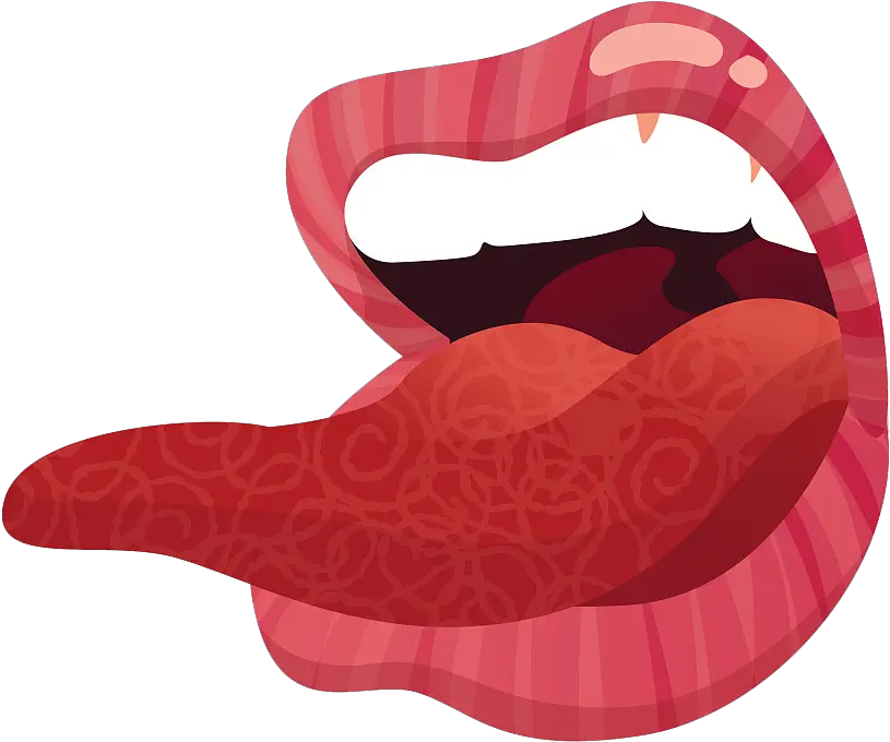 Tongue Mouth Illustration Transparent Background Clipart Mouth With Tongue Png Tongue Transparent