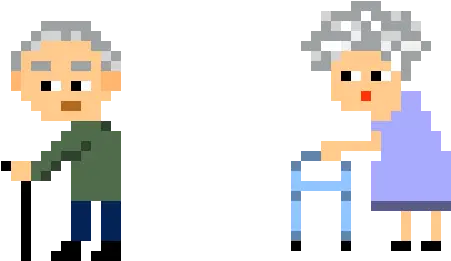 Old People Pixel Art Maker Pixel Art People Png Old Person Png