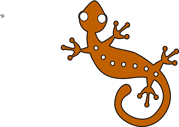 Download Hd Lizard Cartoon Gecko Transparent Png Image Brown Lizard Clipart Lizard Transparent