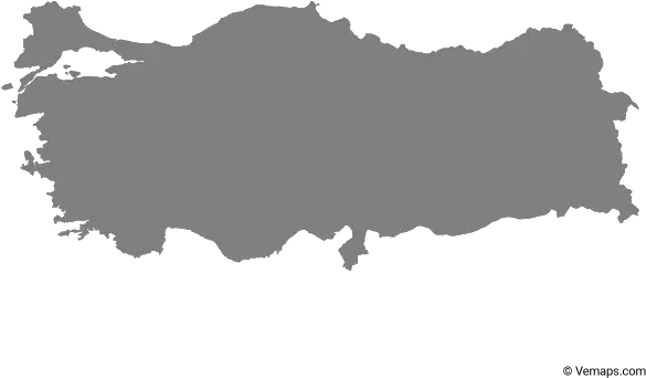 Grey Map Of Turkey Turkey Map Png Turkey Png