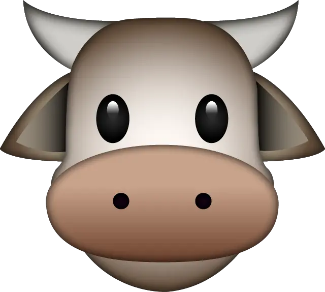 Cow Emoji In 2020 Cow Emoji Png Snake Emoji Png