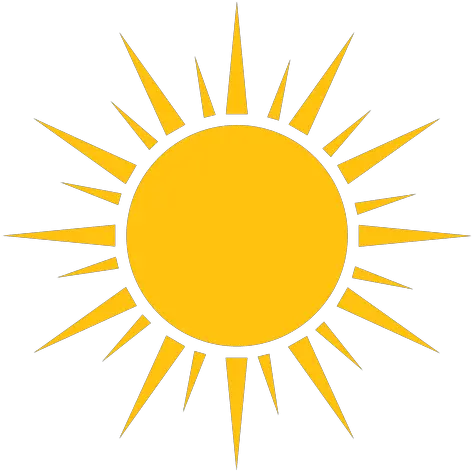 Sun Logo Png 5 Image Weather Icon Sunny Sun Logo Png
