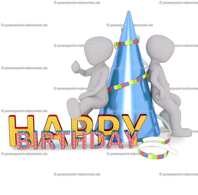 Happy Birthday Letters With Decoration And A Blue Hat Clip Art Png Happy Birthday Hat Png