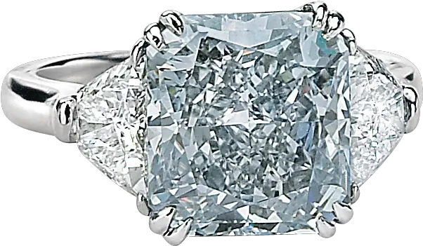 Fancy Blue Diamond Ring Pale Blue Diamonds Png Diamonds Falling Png