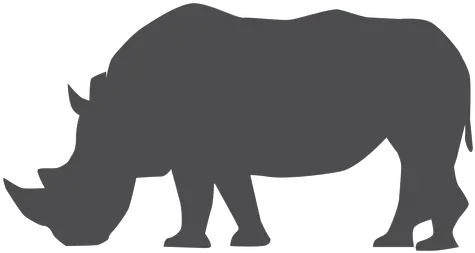 Pin Rhino Silhouette Png Rhino Png