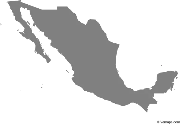 Vector Maps Of Mexico Mexico Map Png Mexico Png
