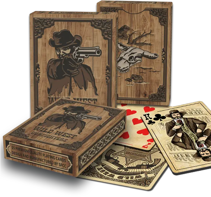 Wild West Playing Cards The Decks That Will Cross Wild West Style Playing Cards Png Poker Cards Png