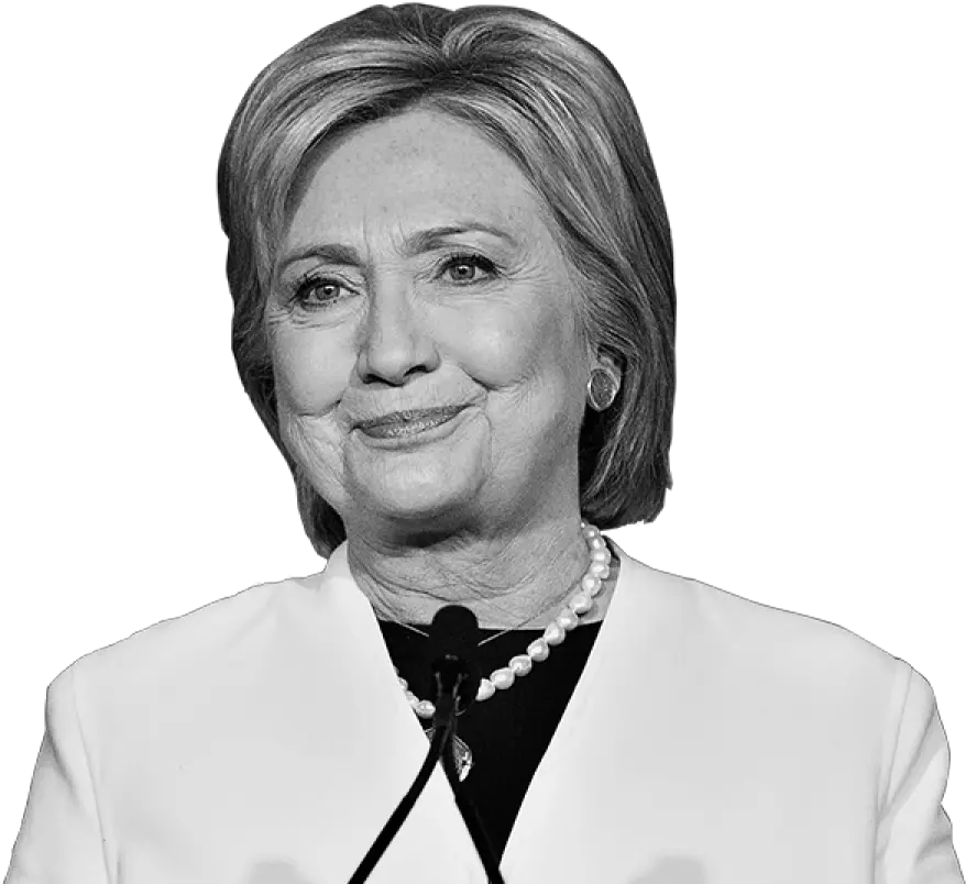 Hillary Clinton Png Image Hillary Clinton Black And White Hillary Clinton Transparent Background