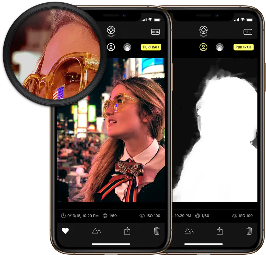 Halide Camera For Ios 12 Gains Siri Shortcuts And Iphone Xs Iphone Xs Max Camera Features Png Iphone Camera Png