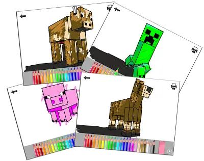 Download Hd Printable Minecraft Coloring App For Kids Diagram Png Minecraft Book Png