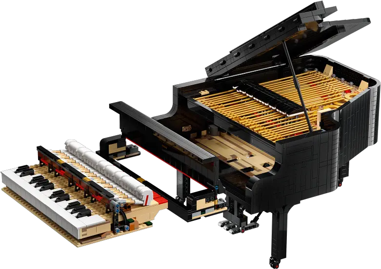Lego Ideas 21323 Grand Piano Makes Music Starting Aug 1st Lego Grand Piano Set Png Piano Transparent Background