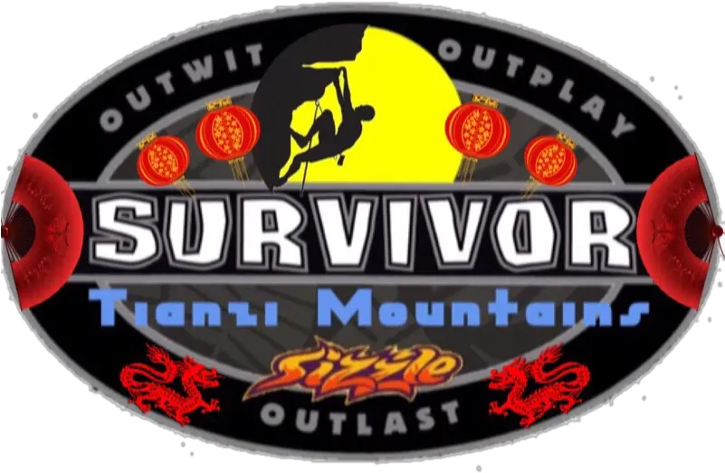 Download Tianzi Mountains Logo Survivor Logo Template Png Mountains Logo