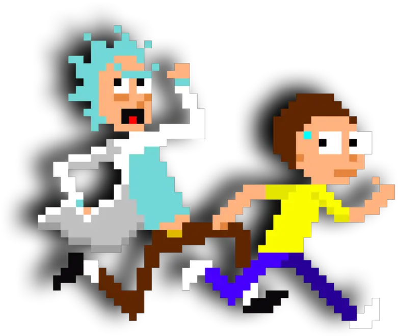 Rick Y Morty Minecraft Rick Y Morty Pixel Art Png Rick And Morty Portal Png