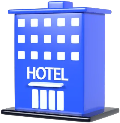 Hotel Building Architecture Icon Download In Isometric Style Waste Container Png Hotel Building Icon
