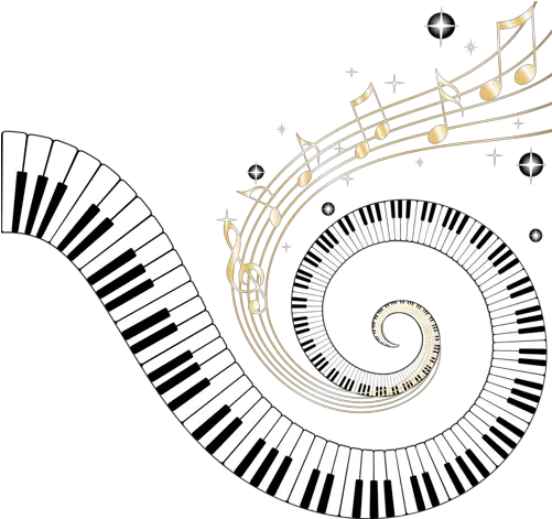 Curved Piano Keys Clipart Piano Keys Png Piano Keys Png