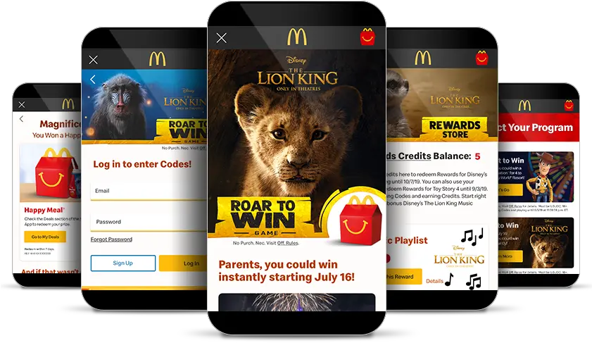 Colin Mckenzie Creative Happy Meal Lion King Flyer Png Lion King Logo