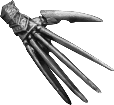 Master Tormentor Morghoul Right Hand Throwing Knife Png Hand With Knife Png