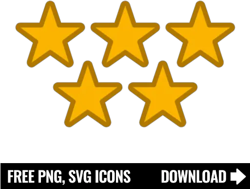 Free 5 Stars Icon Symbol Png Svg Download Movie Rating