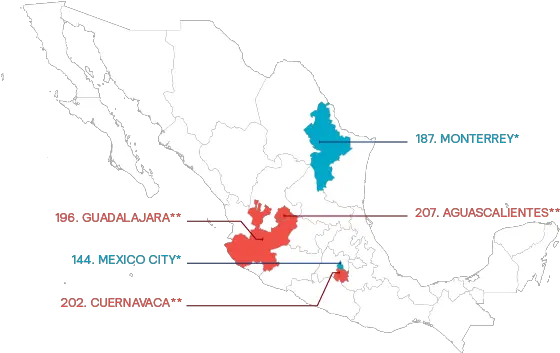 2019 Cost Of Living Ranking Mexico Cost Of Living In Mexico Png Mexican Png