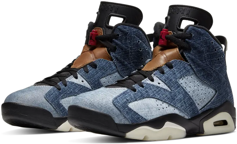 Nike Drops One Last Denim Sneaker Jordan 6 Denim Png Jordans Png