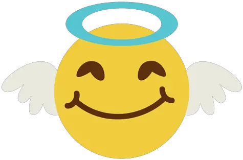 Smiling Angel Face Emoticon 6 Smiling Elf Emoji Png Angel Halo Transparent Background