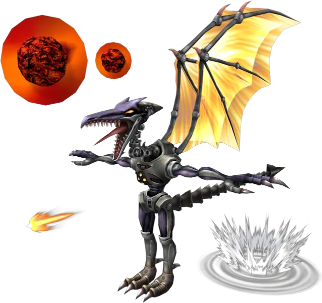 Super Smash Bros Meta Ridley Model Png Ridley Png