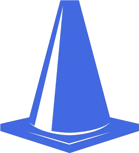 Royal Blue Traffic Cone Icon Free Royal Blue Traffic Cone Icons Blue Traffic Cone Clipart Png Traffic Cone Icon