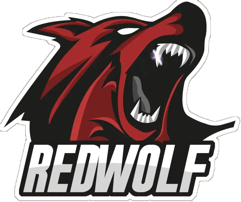 Red Wolf Esport Logo Hd Png Download Wolf Red Logos Wolf Png Logo