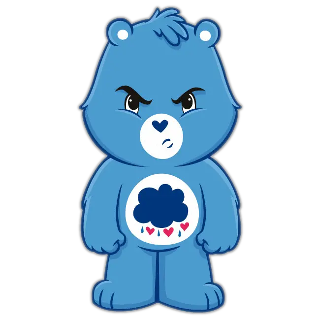Grumpy Bear Care Bears Brown Clip Art Grumpy Bear Grumpy Bear Care Bear Png Brown Bear Png