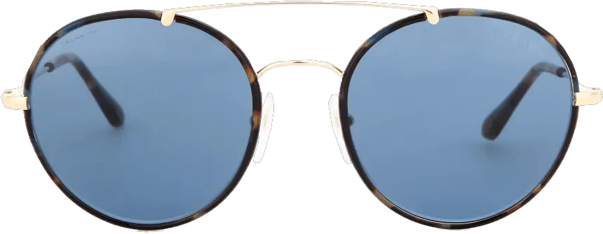 Prada Round Frame Sunglasses Avenuesixty Reflection Png Round Sunglasses Png