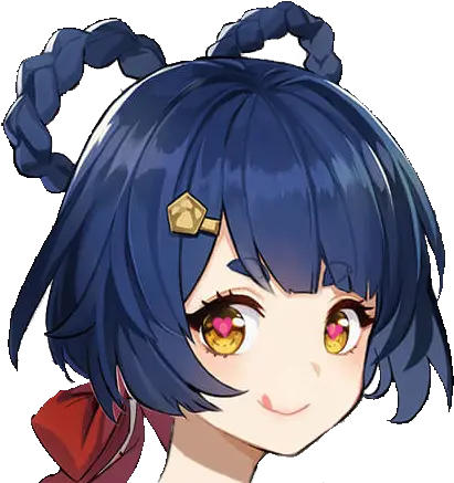 Emojis That I Have Edited For Discord Genshin Impact Xiangling Genshin Impact Fanart Png Discord Eyes Emoji Transparent