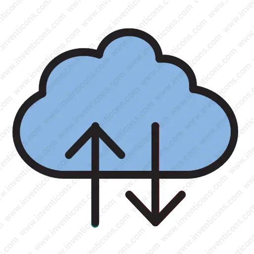Download Internet Of Thing Cloud Storage Vector Icon Inventicons Vertical Png Download Icon Internet