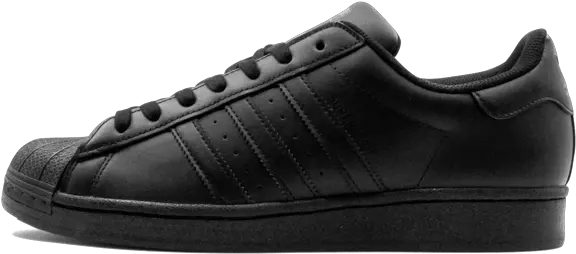 Superstar U201ctriple Blacku201d Lace Up Png Triple Icon