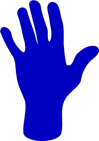 One Blue Hand Clip Art Vector Clip Art Online Clip Art Blue Hand Png Hand Reaching Png