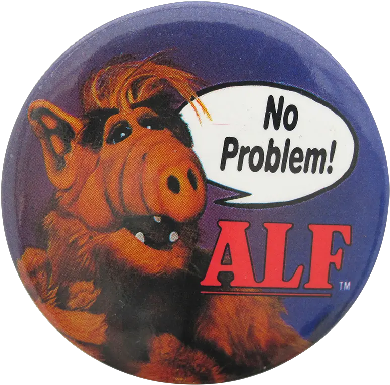 No 1986 Pinback Button Whatsapp Sticker De Alf Png Alf Png