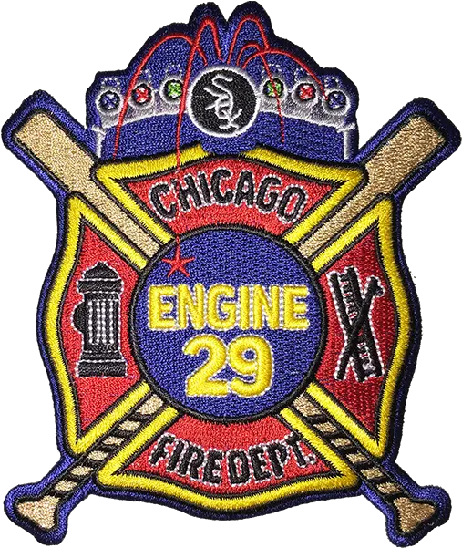 Pin Guaranteed Rate Field Png Chicago Fire Department Logo