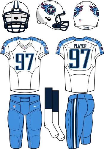 Tennessee Titans Road Uniform National Football League Tennessee Titans Away Uniform Png Tennessee Titans Logo Png