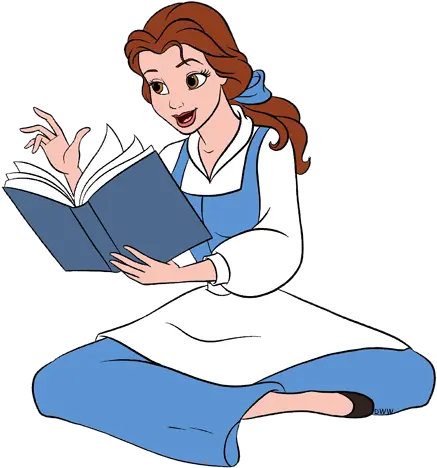 Fdcbr33 Free Disney Clipart Belle Reading Today1580854359 Disney Belle Reading A Book Png Disney Clipart Transparent Background