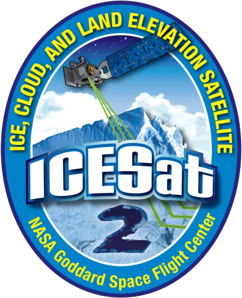 Fileicesat 2 Logopng Wikipedia Icesat 2 Logo Nasa Logo Png