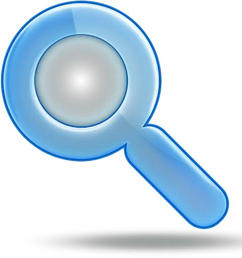 Blue Magnifying Glass Icon U2013 Free Icons Download Png